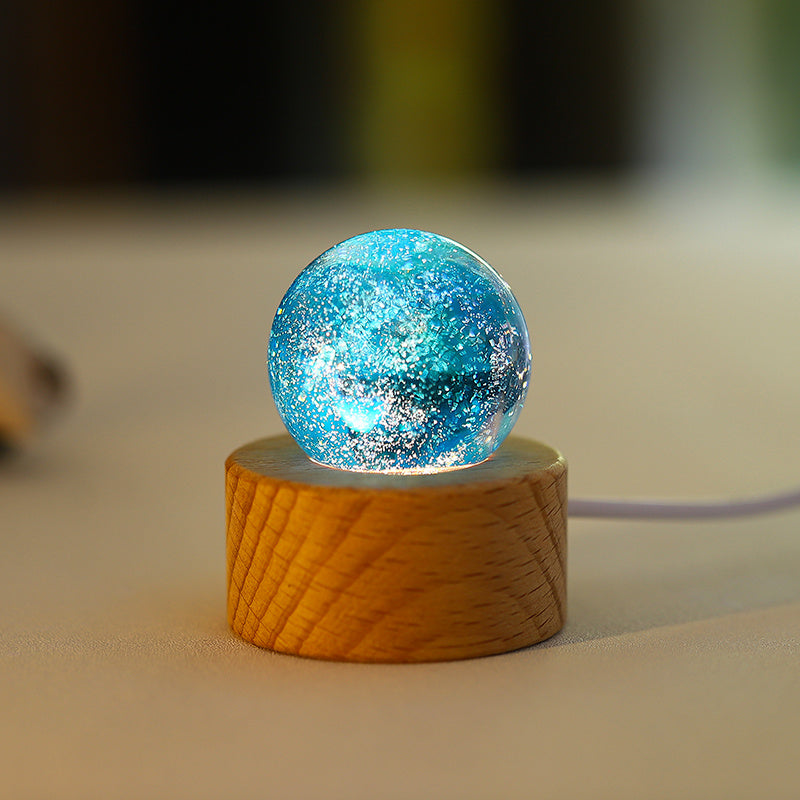Boules de crystal colorées