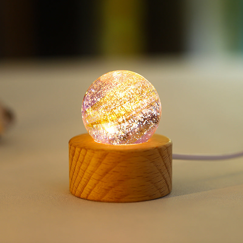 Boules de crystal colorées